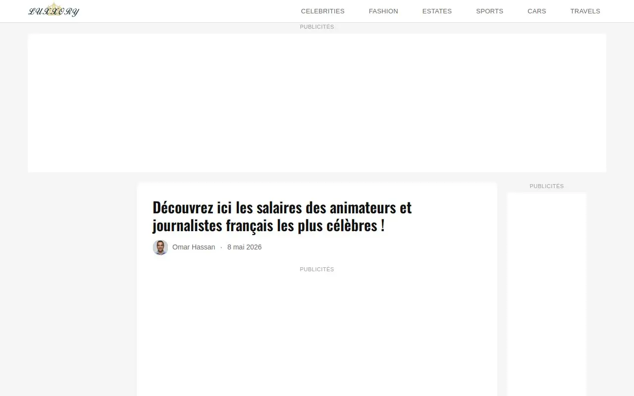 Landing page screenshot