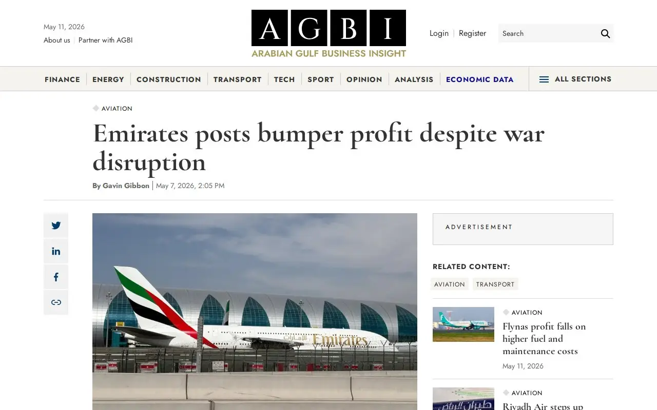 Landing page screenshot