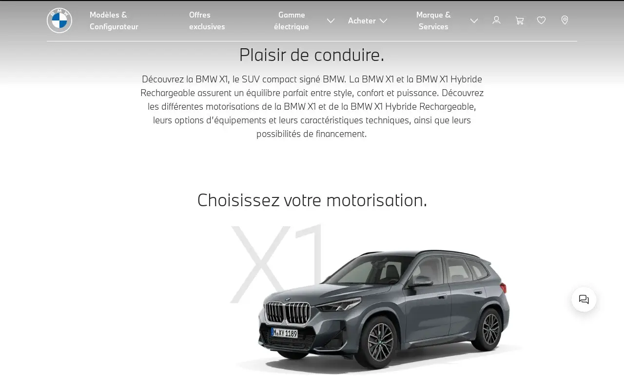 Landing page screenshot