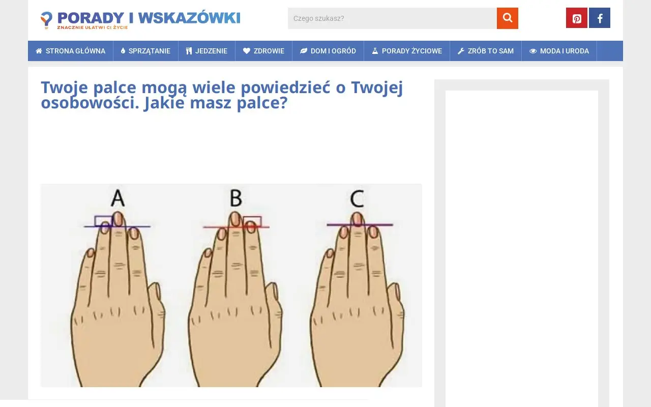 Landing page screenshot