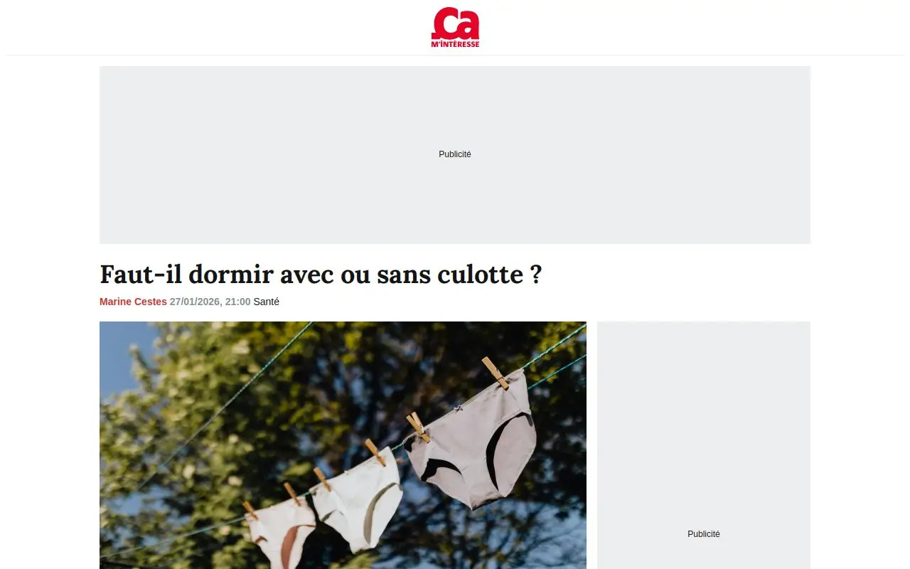 Landing page screenshot