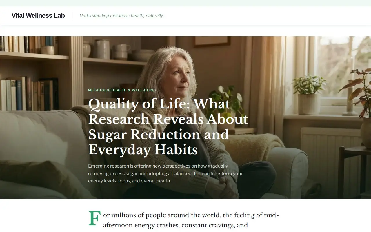 Landing page screenshot