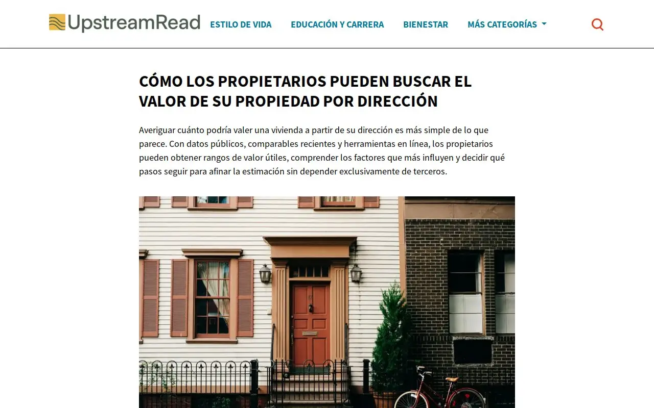 Landing page screenshot