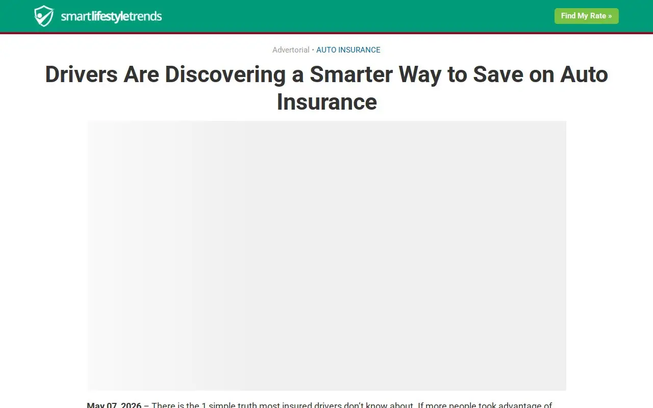 Landing page screenshot