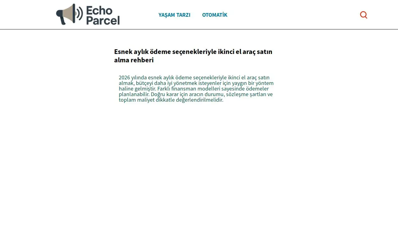 Landing page screenshot