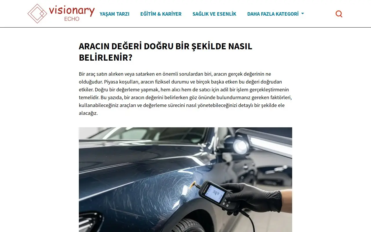 Landing page screenshot