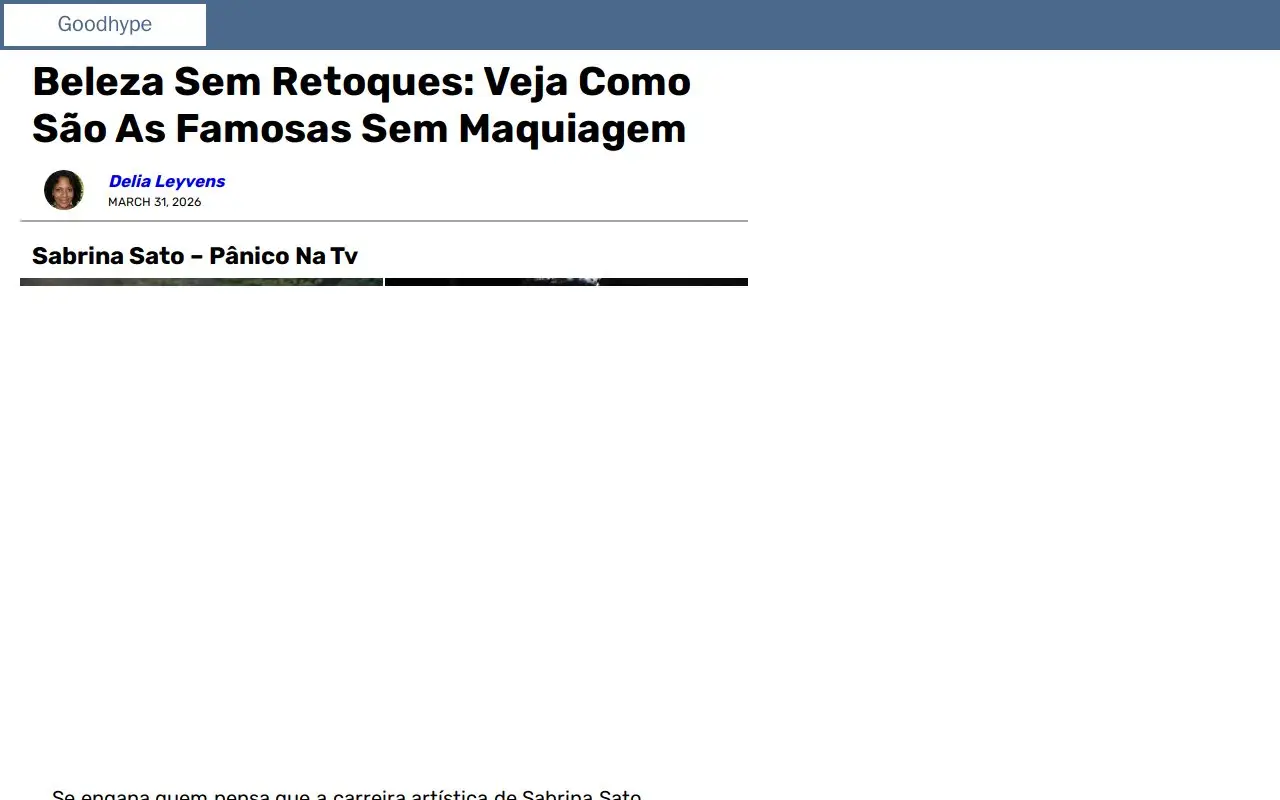 Landing page screenshot