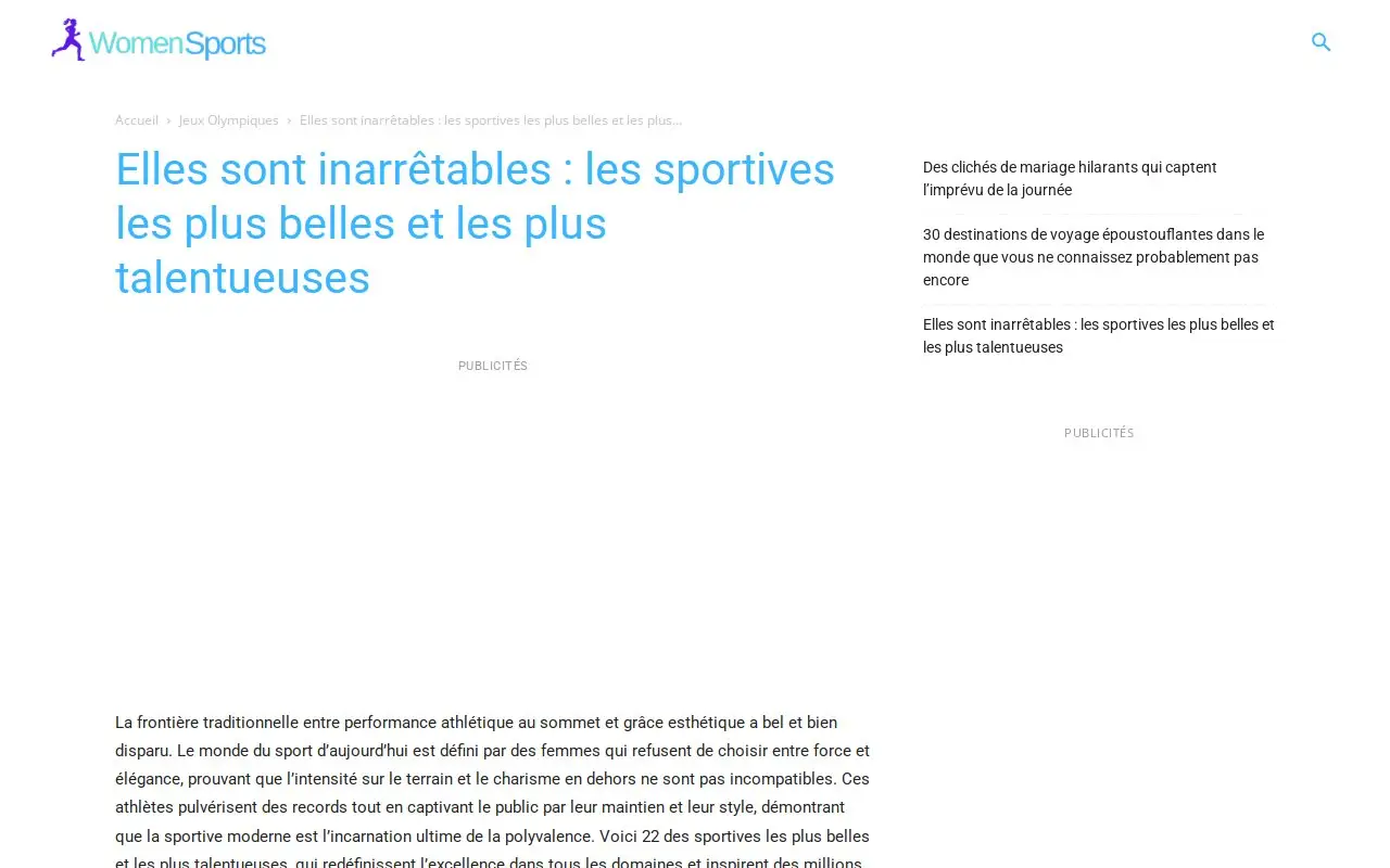 Landing page screenshot