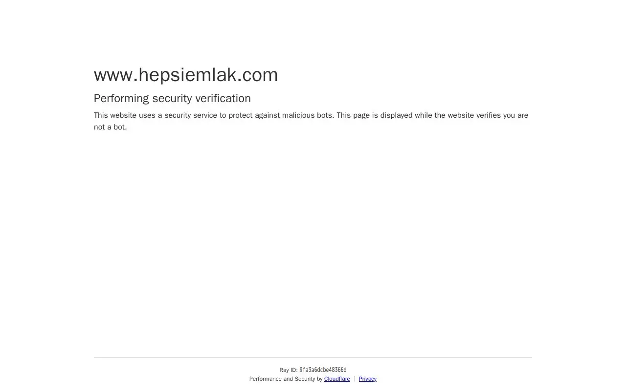 Landing page screenshot
