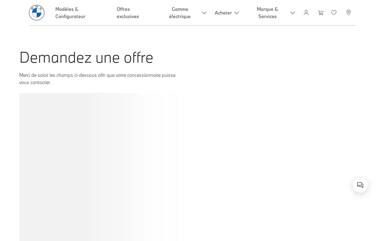 Landing page screenshot