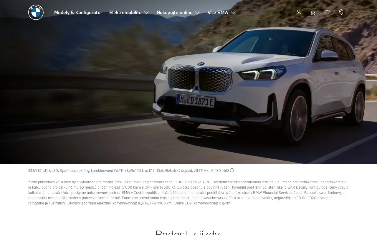 Landing page screenshot