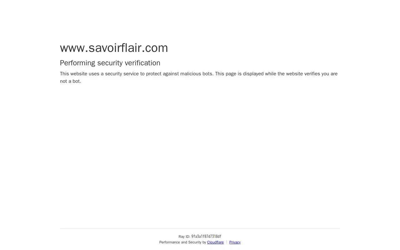 Landing page screenshot