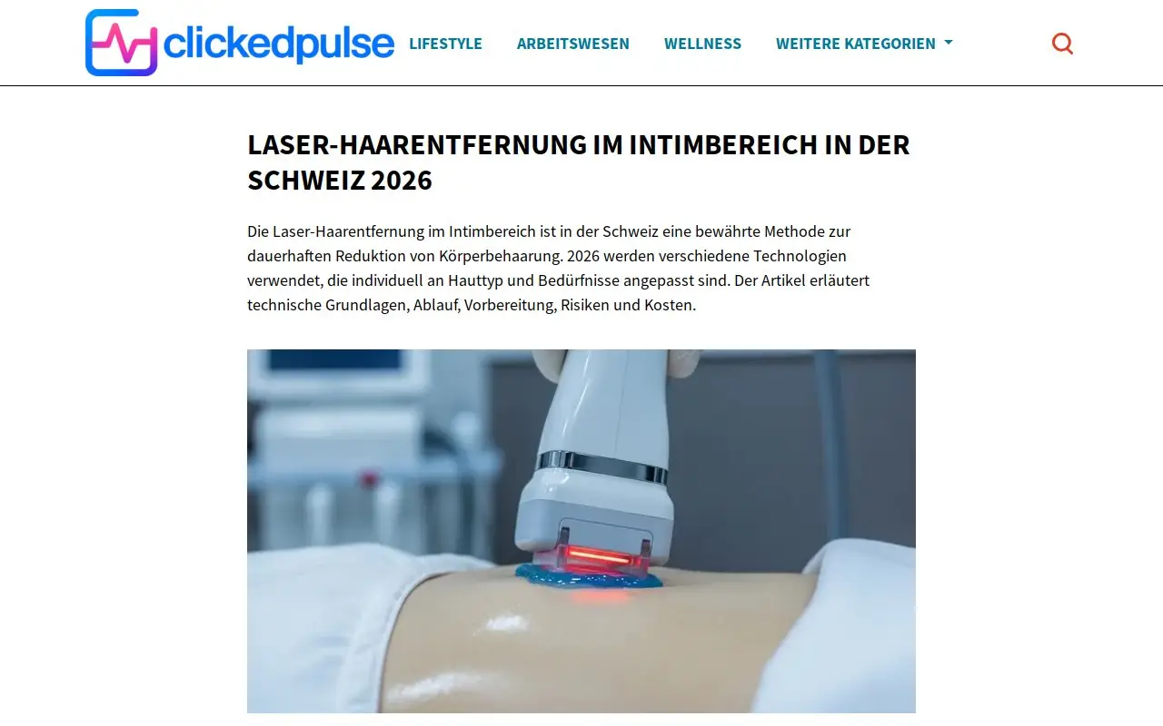Landing page screenshot