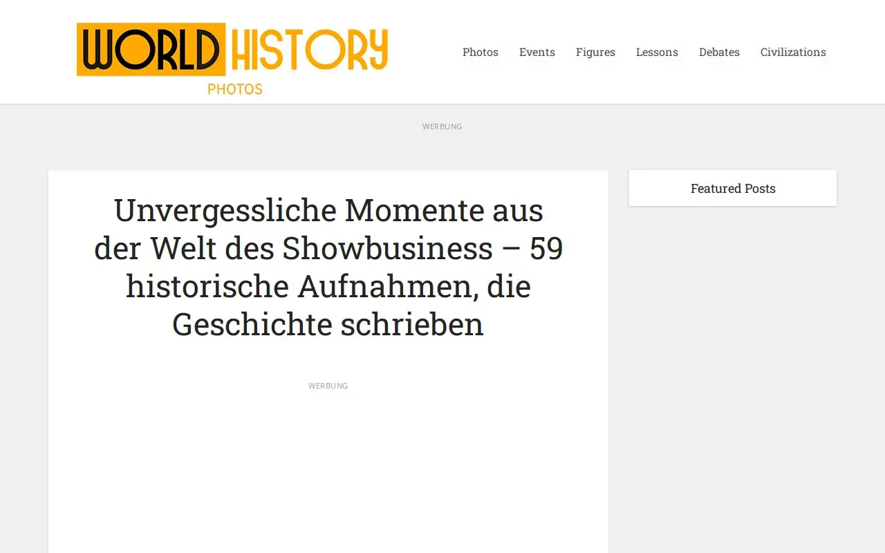 Landing page screenshot