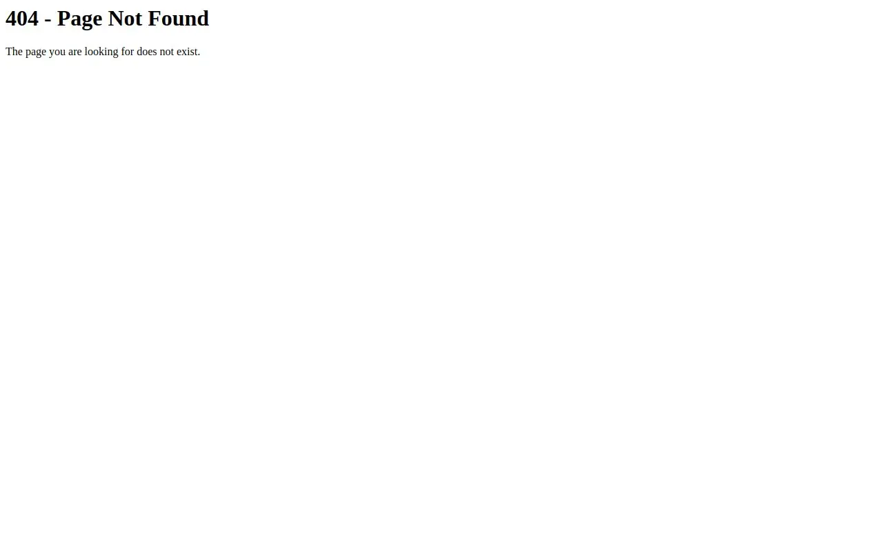 Landing page screenshot