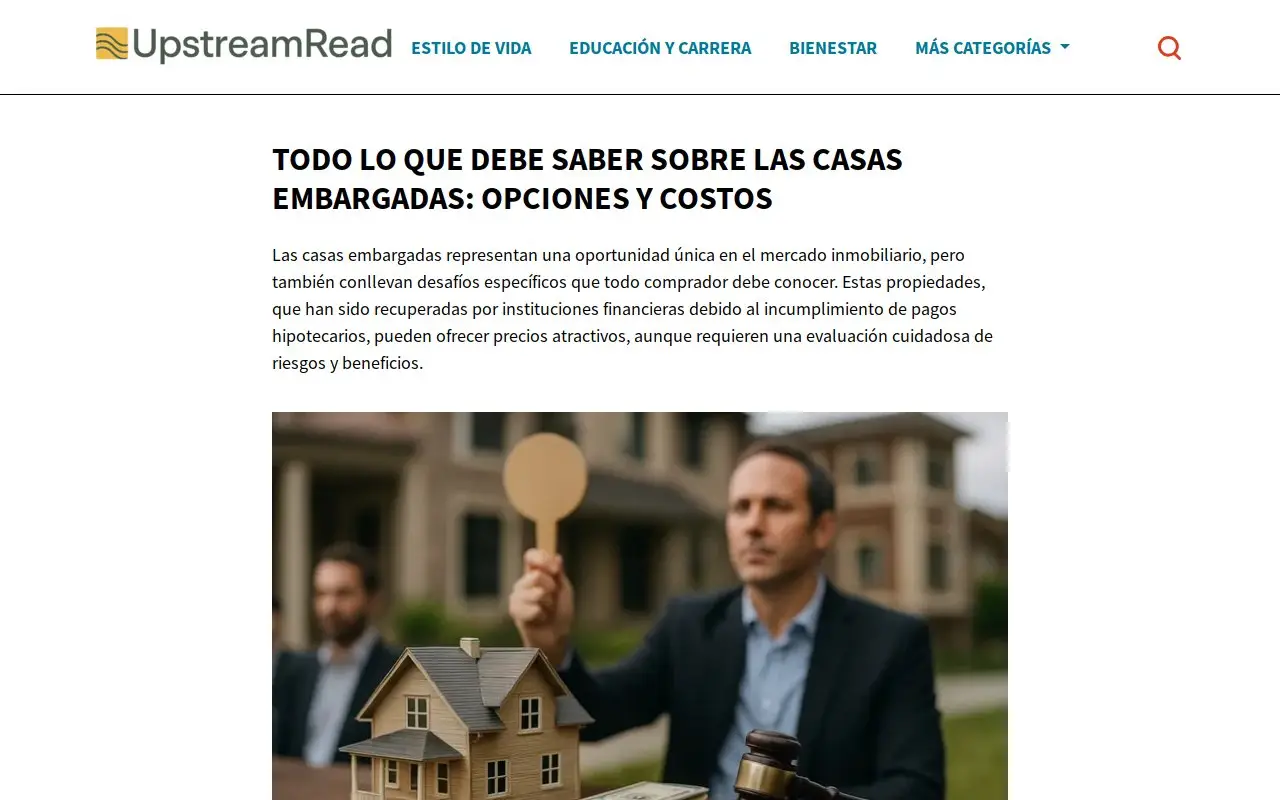 Landing page screenshot