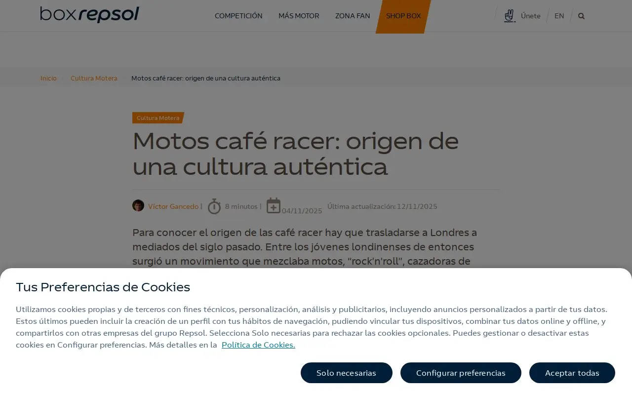Landing page screenshot