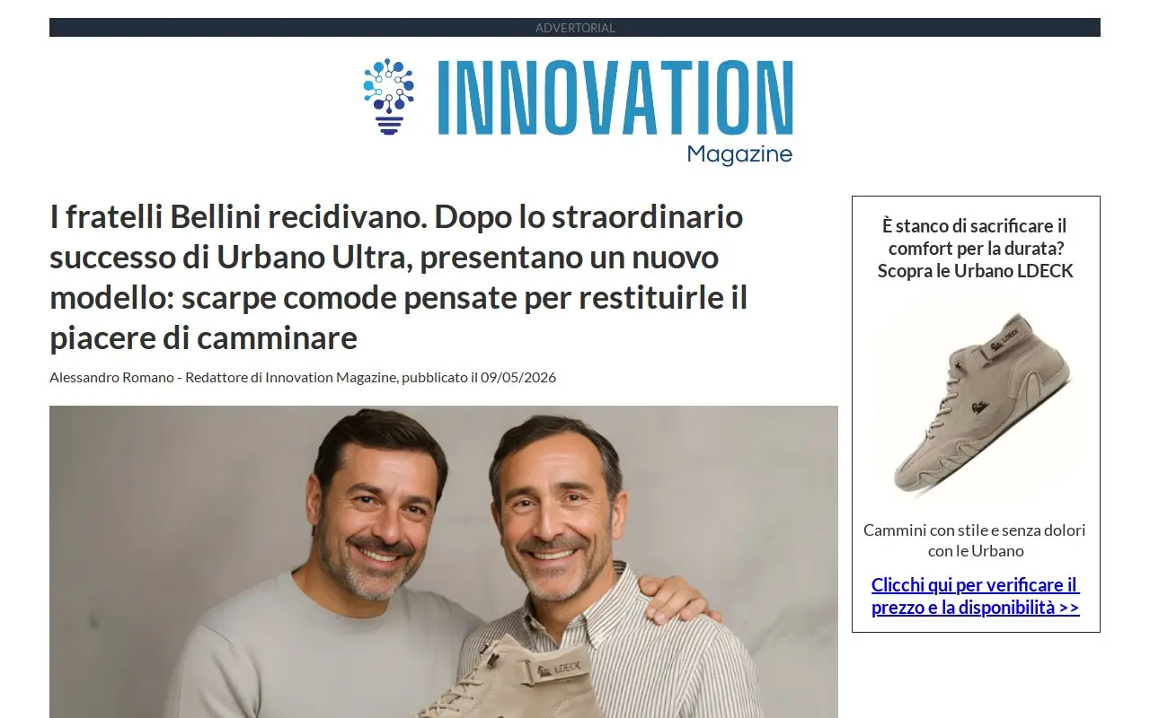 Landing page screenshot