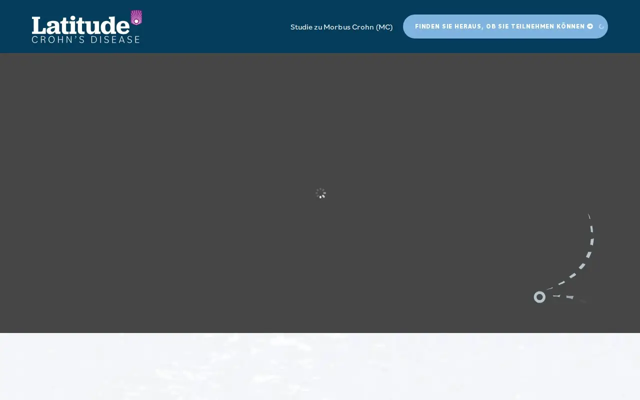 Landing page screenshot
