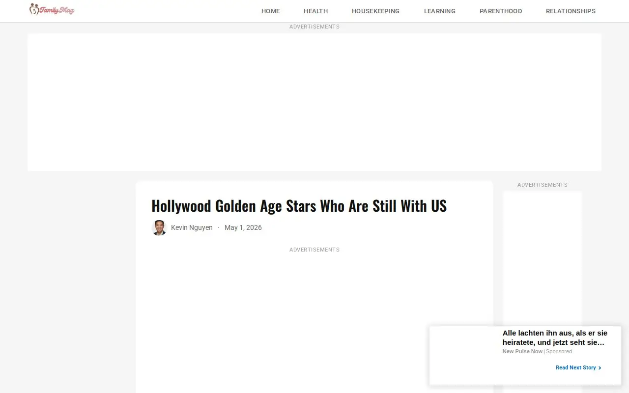 Landing page screenshot