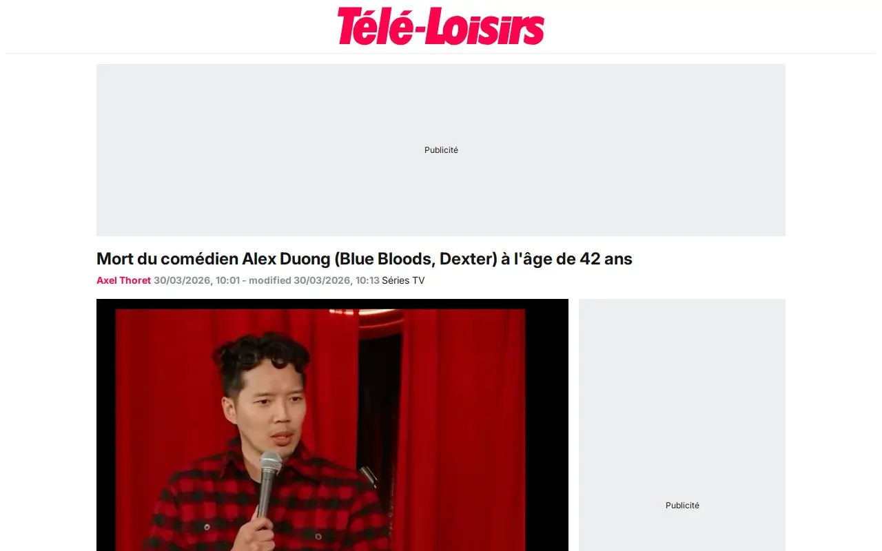Landing page screenshot