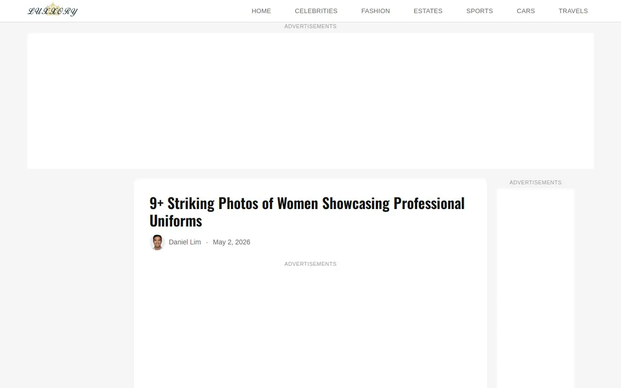 Landing page screenshot