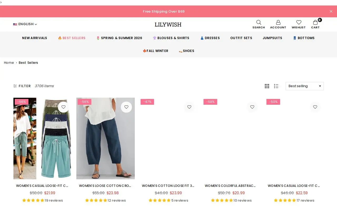 Landing page screenshot