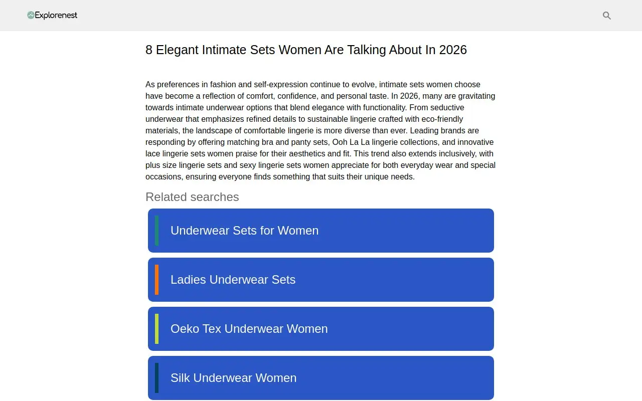 Landing page screenshot