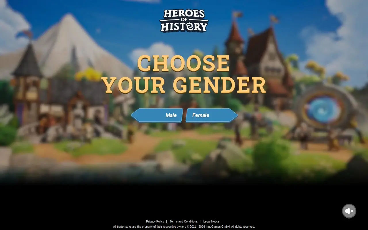 Landing page screenshot