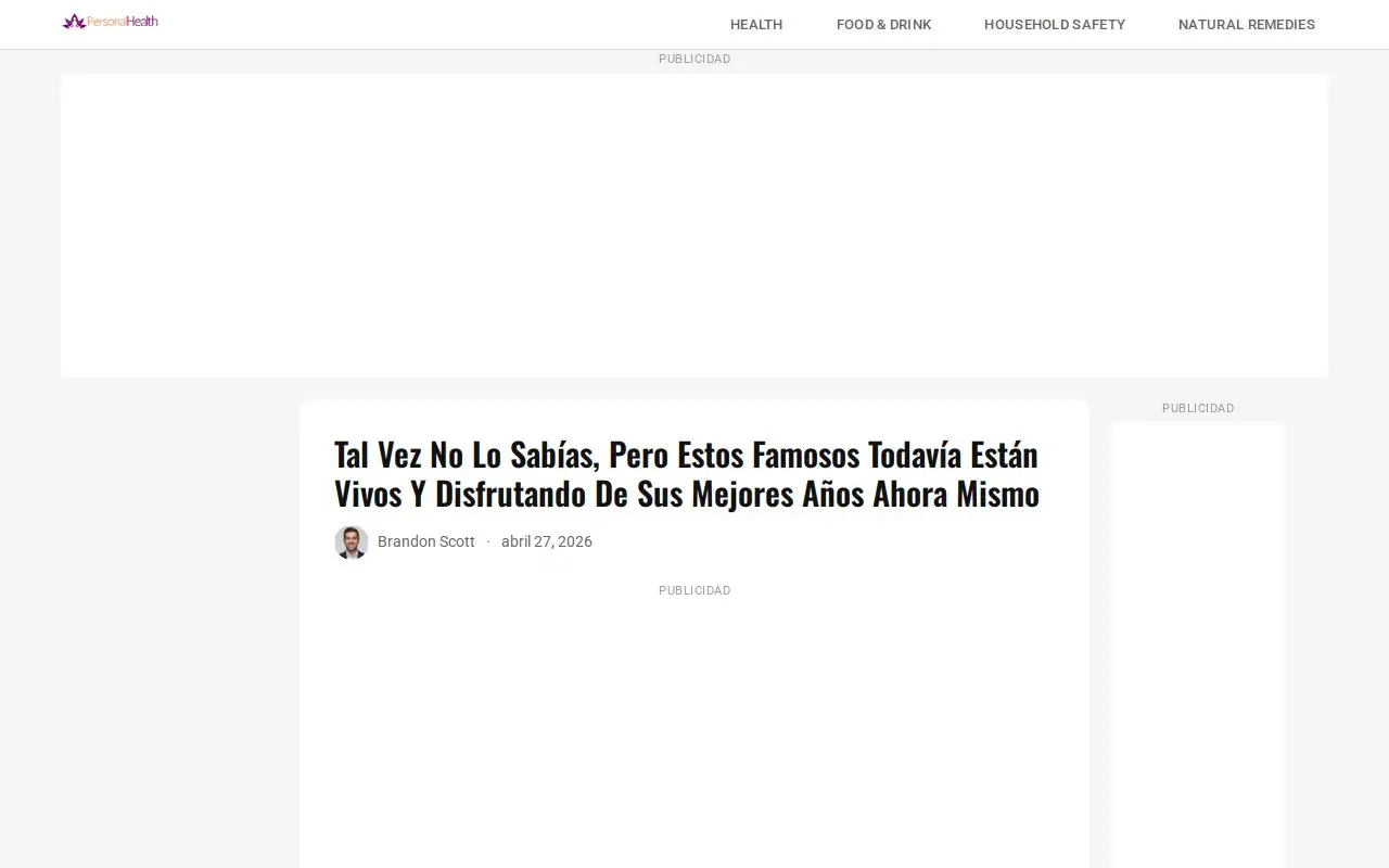 Landing page screenshot