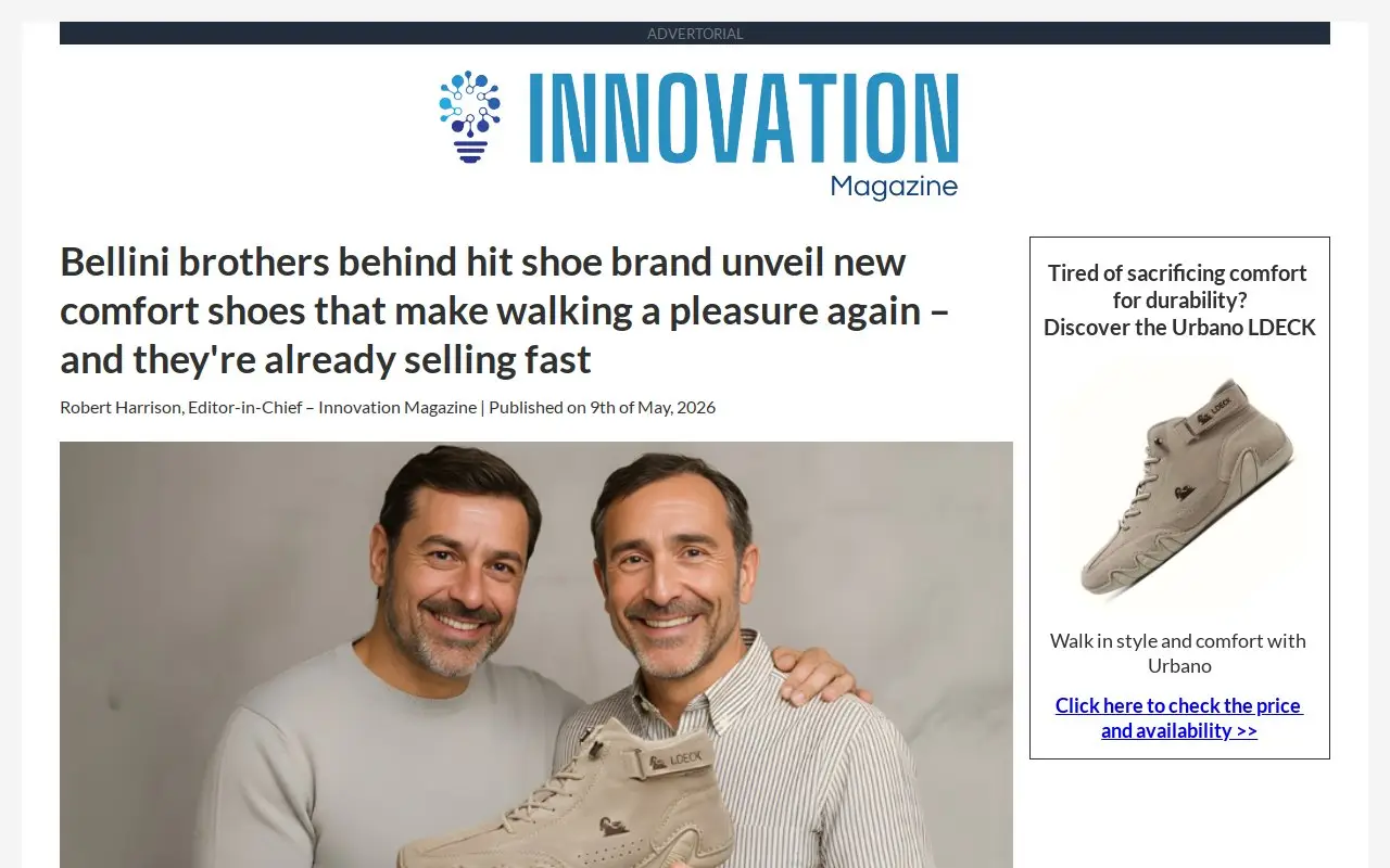 Landing page screenshot