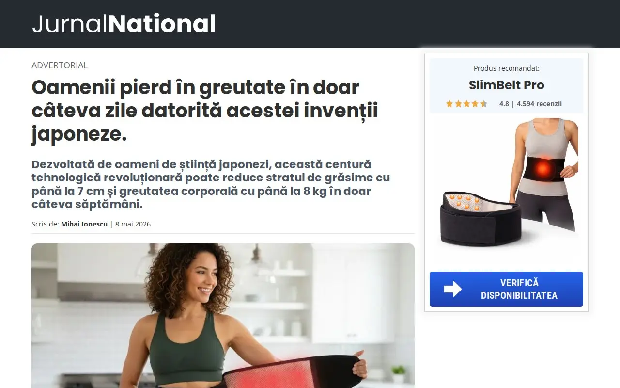 Landing page screenshot