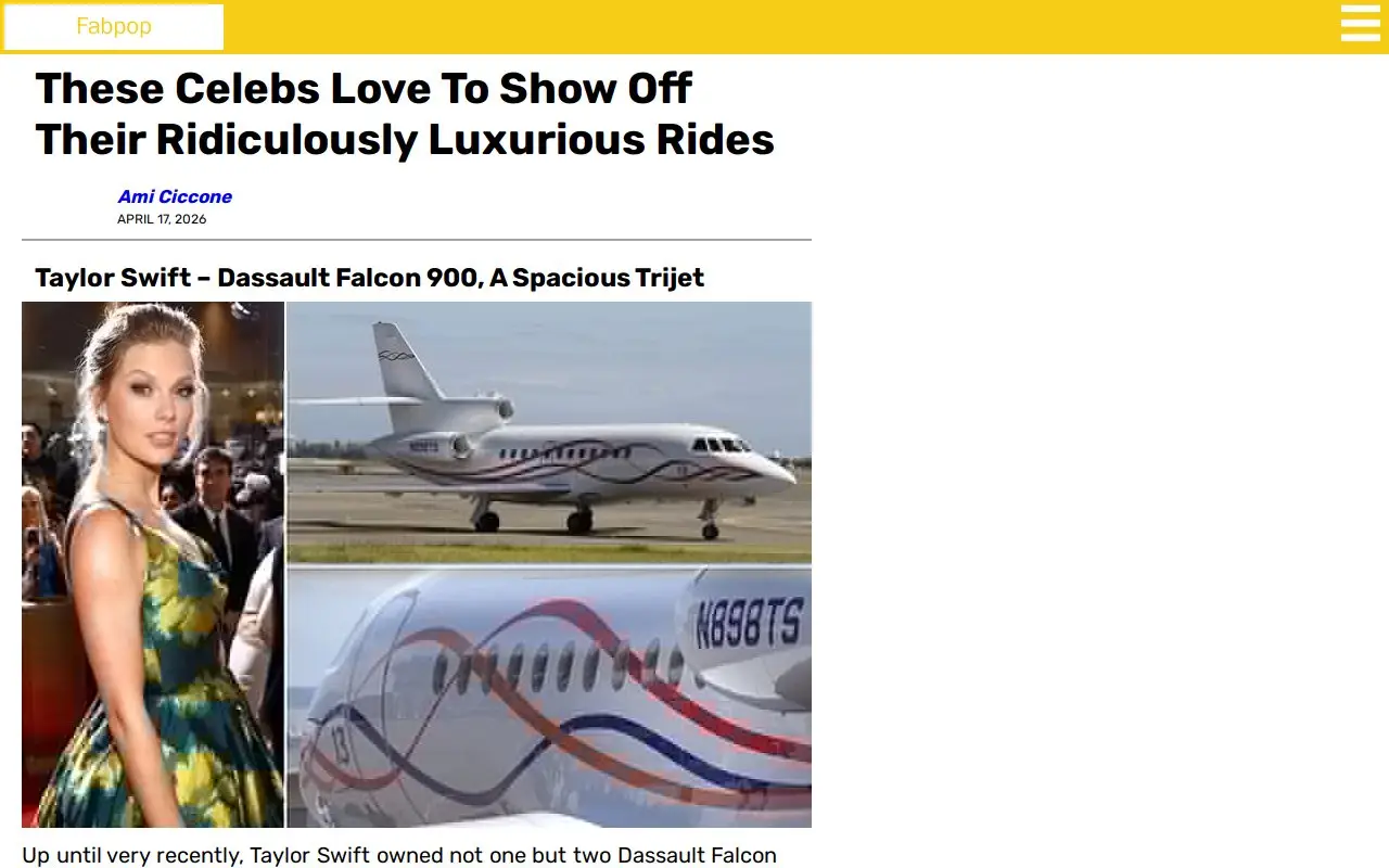 Landing page screenshot