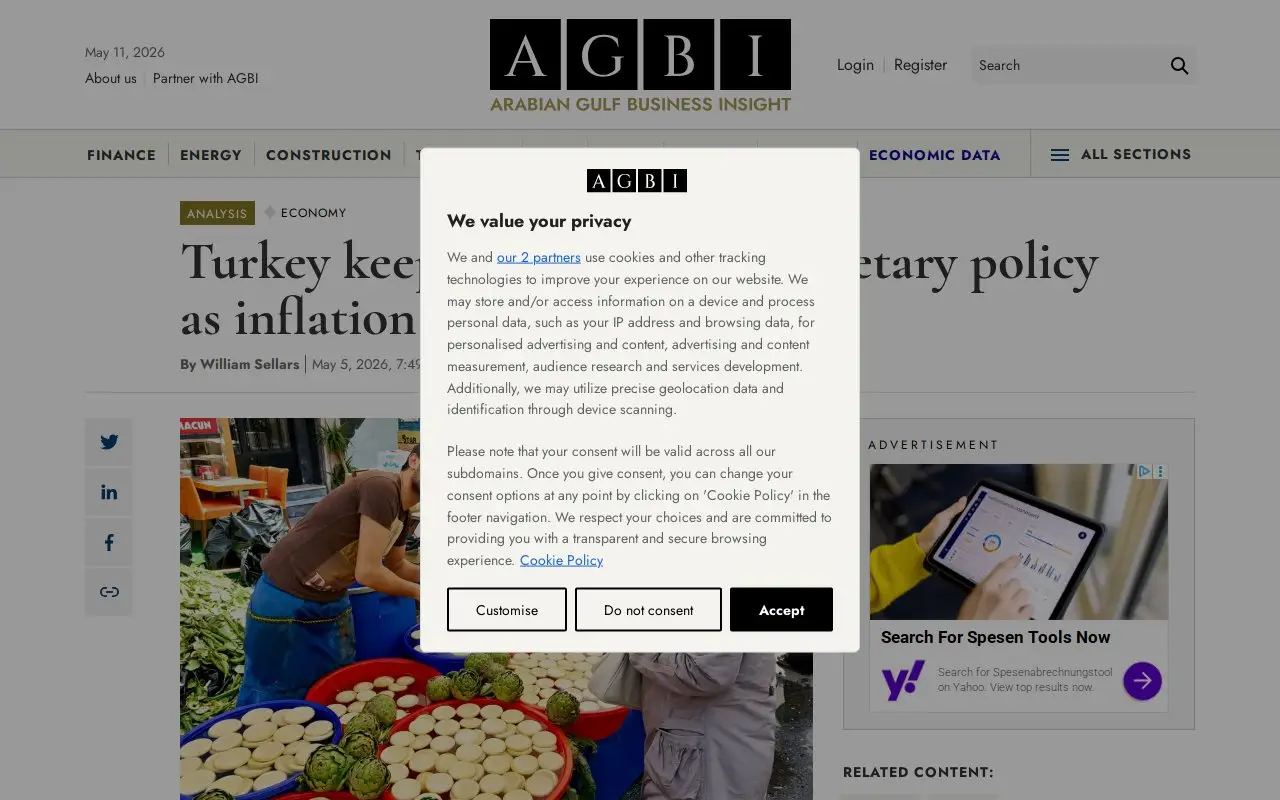 Landing page screenshot