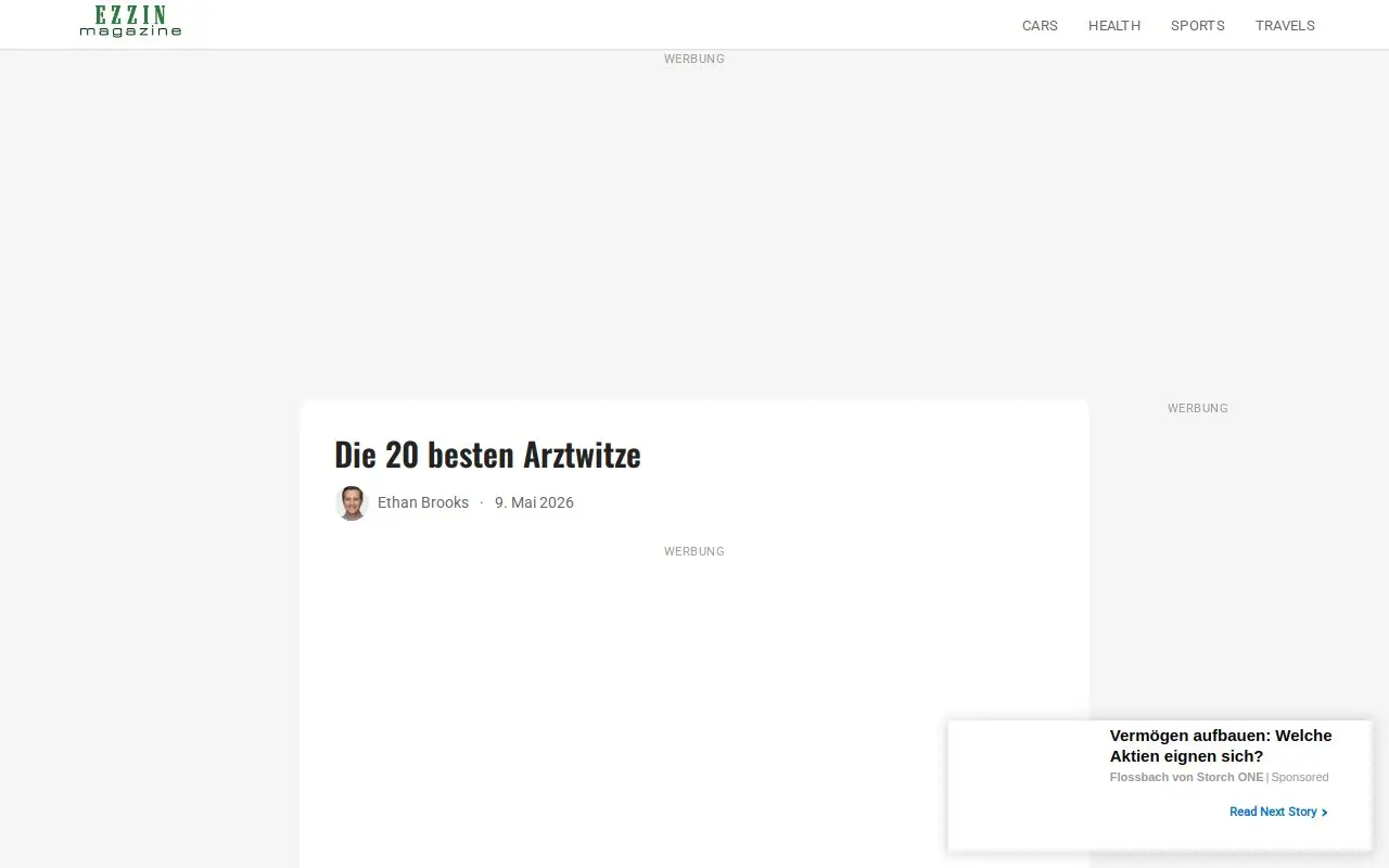 Landing page screenshot