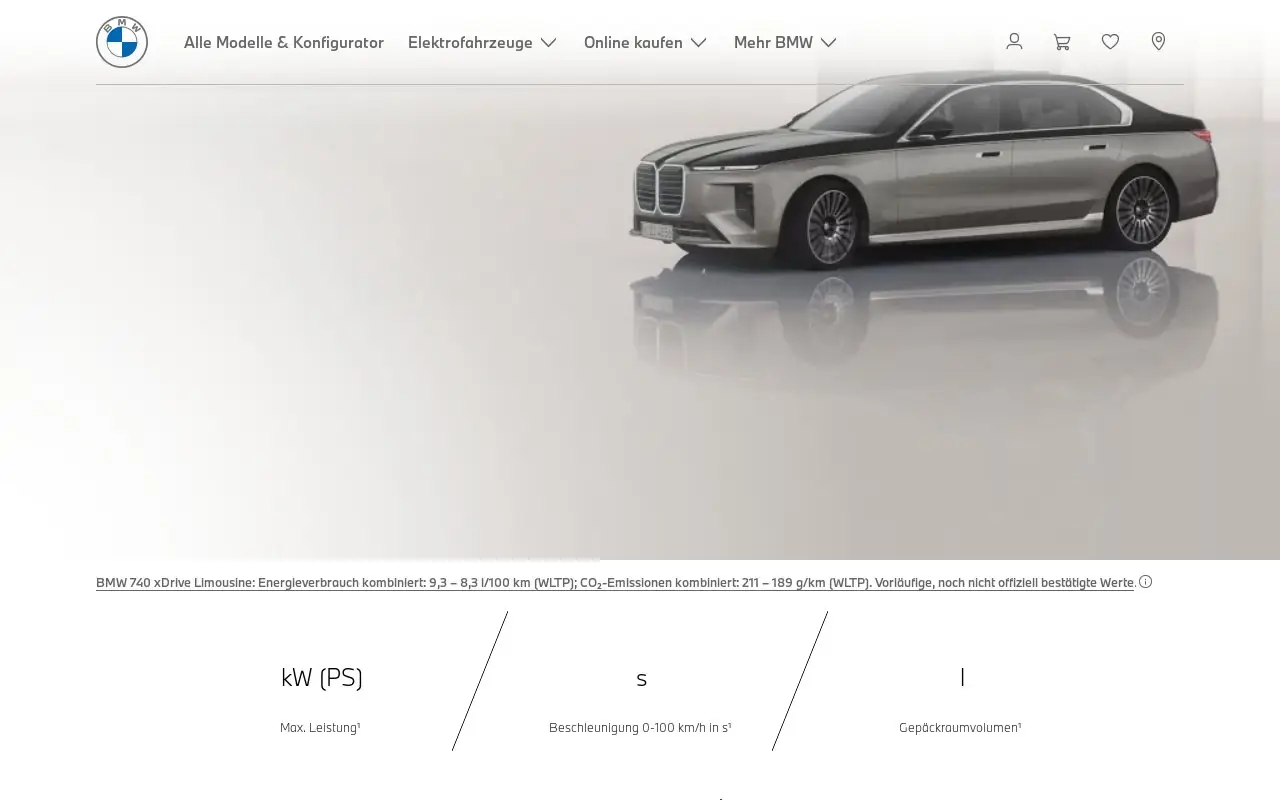 Landing page screenshot