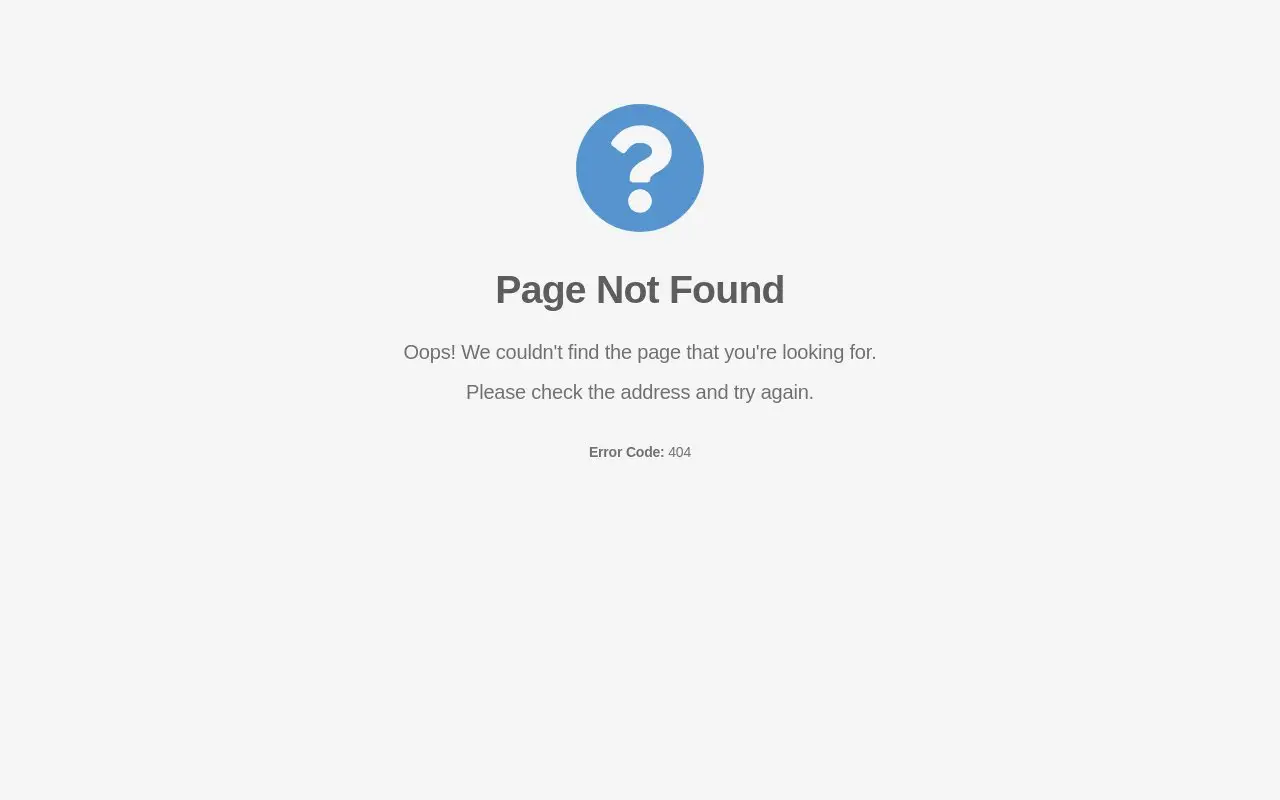 Landing page screenshot