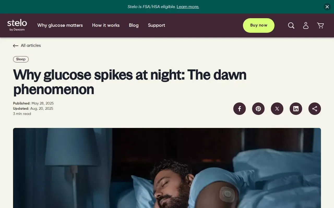 Landing page screenshot