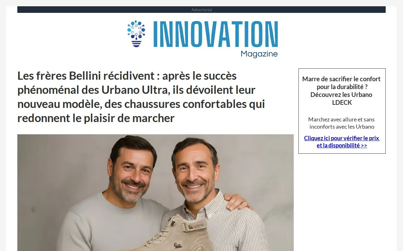 Landing page screenshot