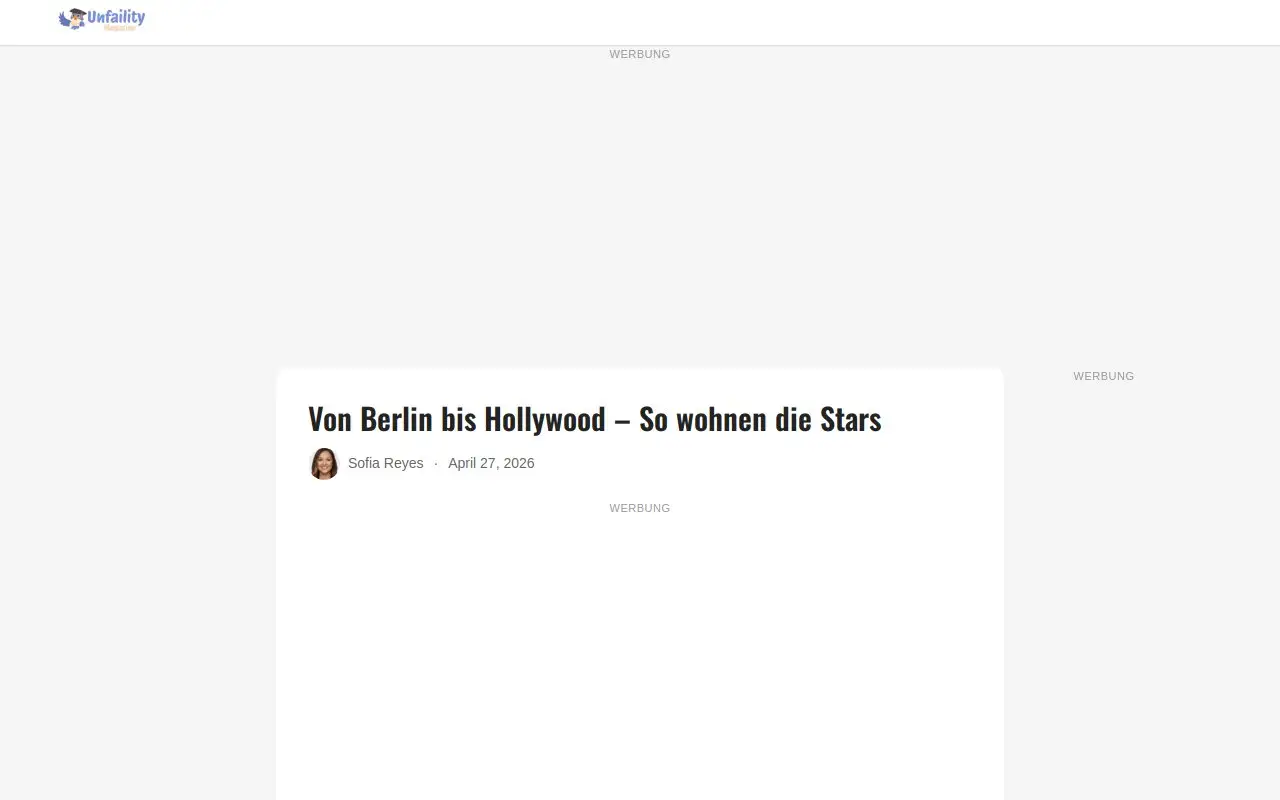 Landing page screenshot