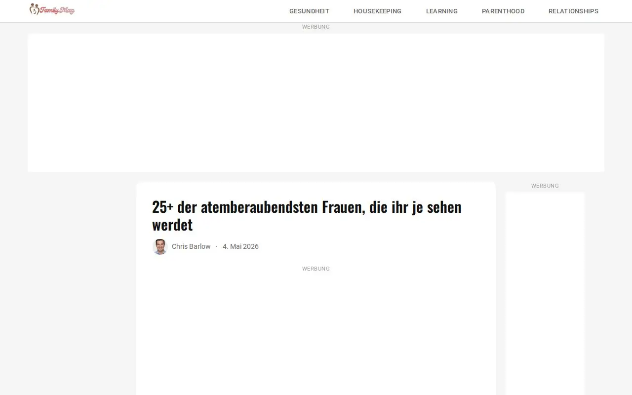 Landing page screenshot