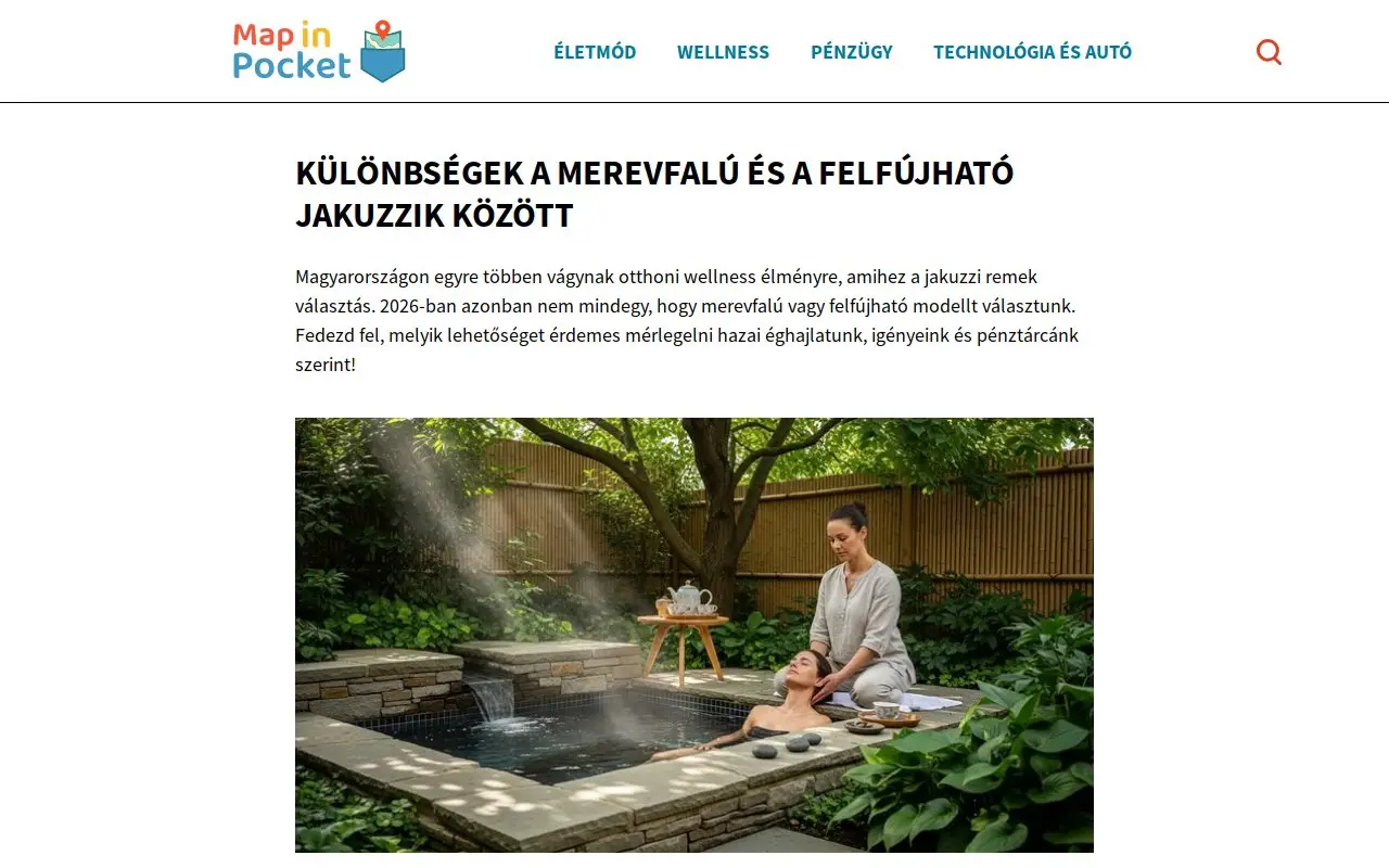 Landing page screenshot