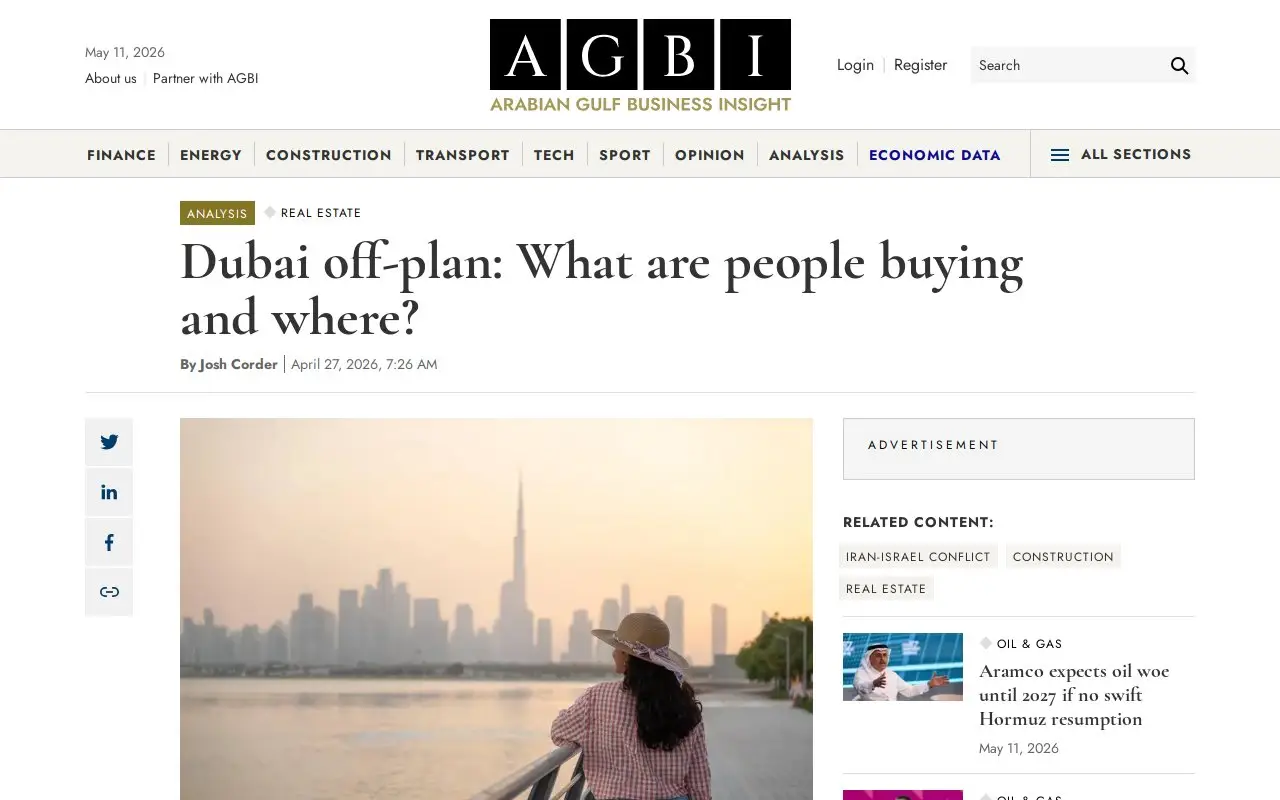 Landing page screenshot