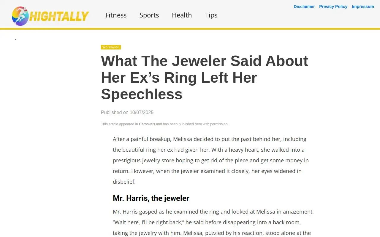 Landing page screenshot
