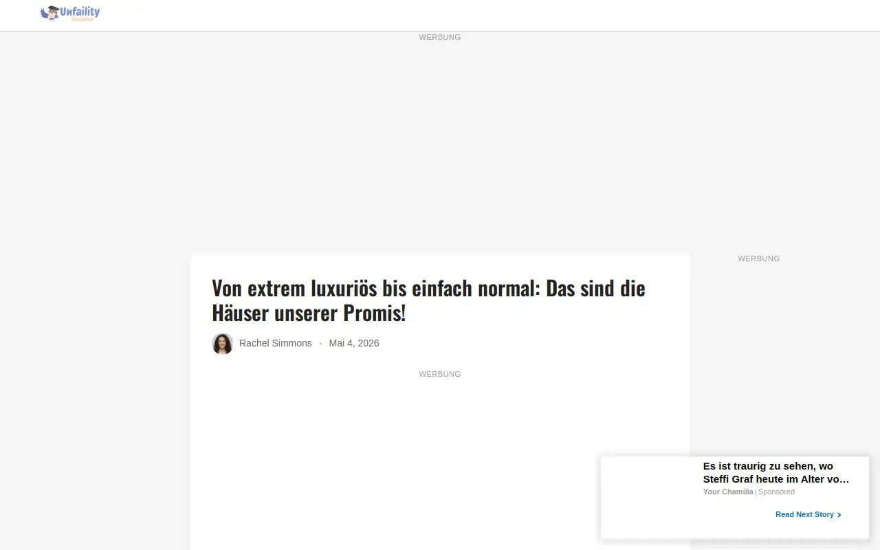 Landing page screenshot