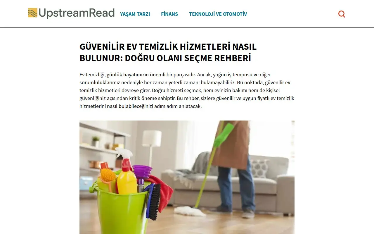 Landing page screenshot