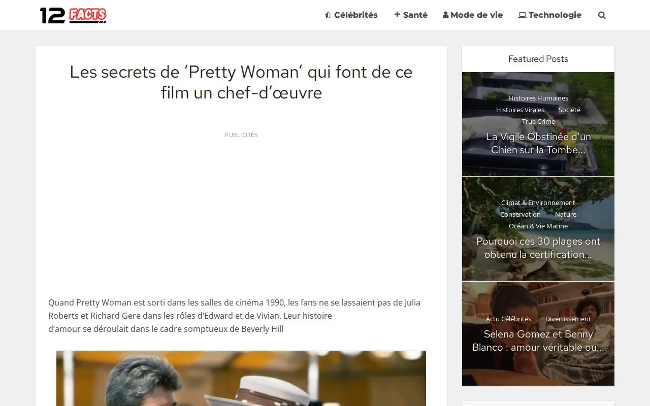 Landing page screenshot