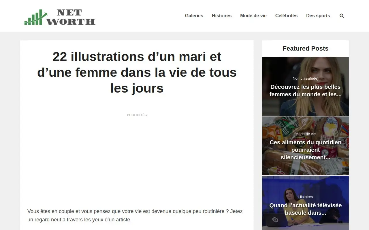 Landing page screenshot