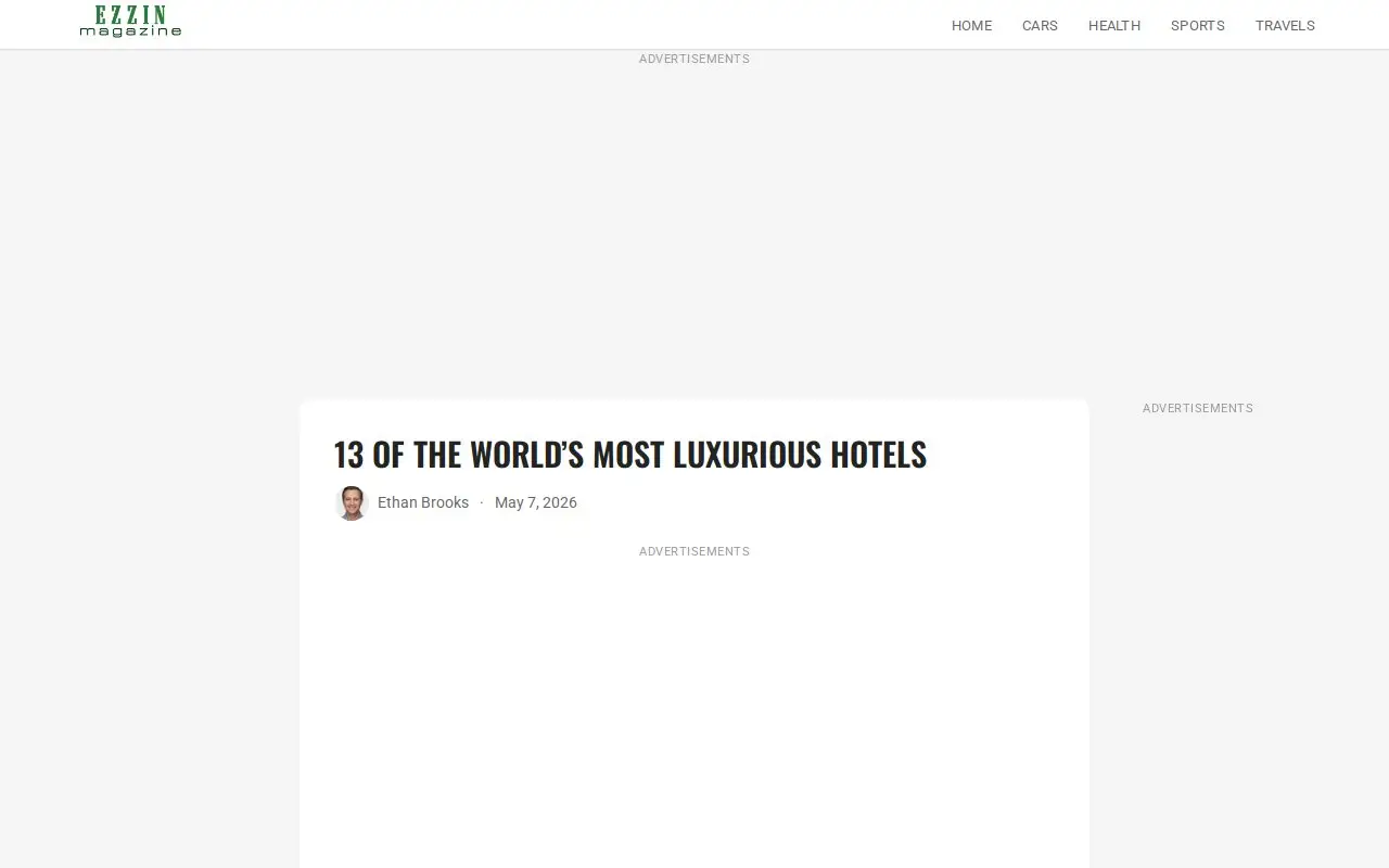 Landing page screenshot