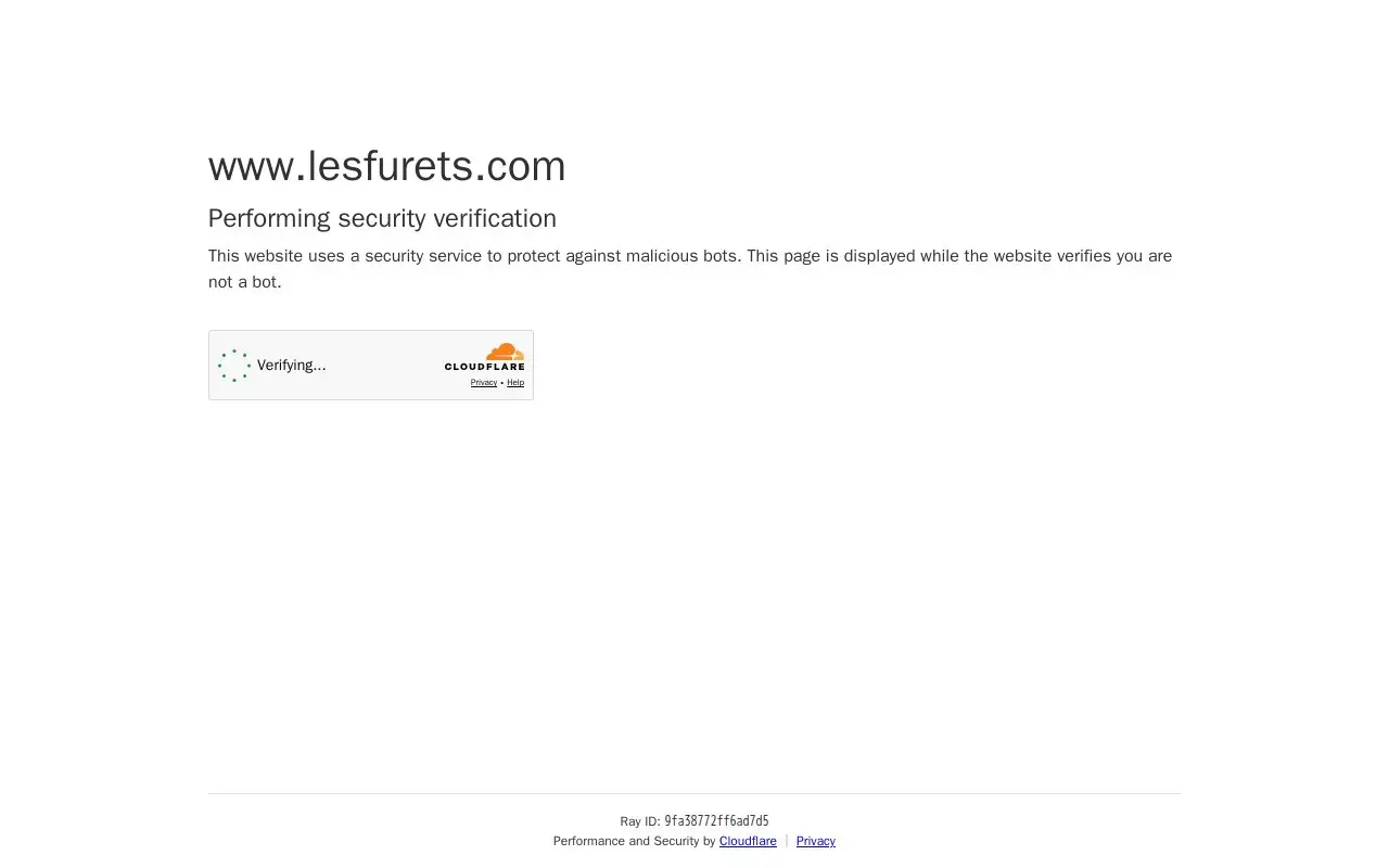 Landing page screenshot